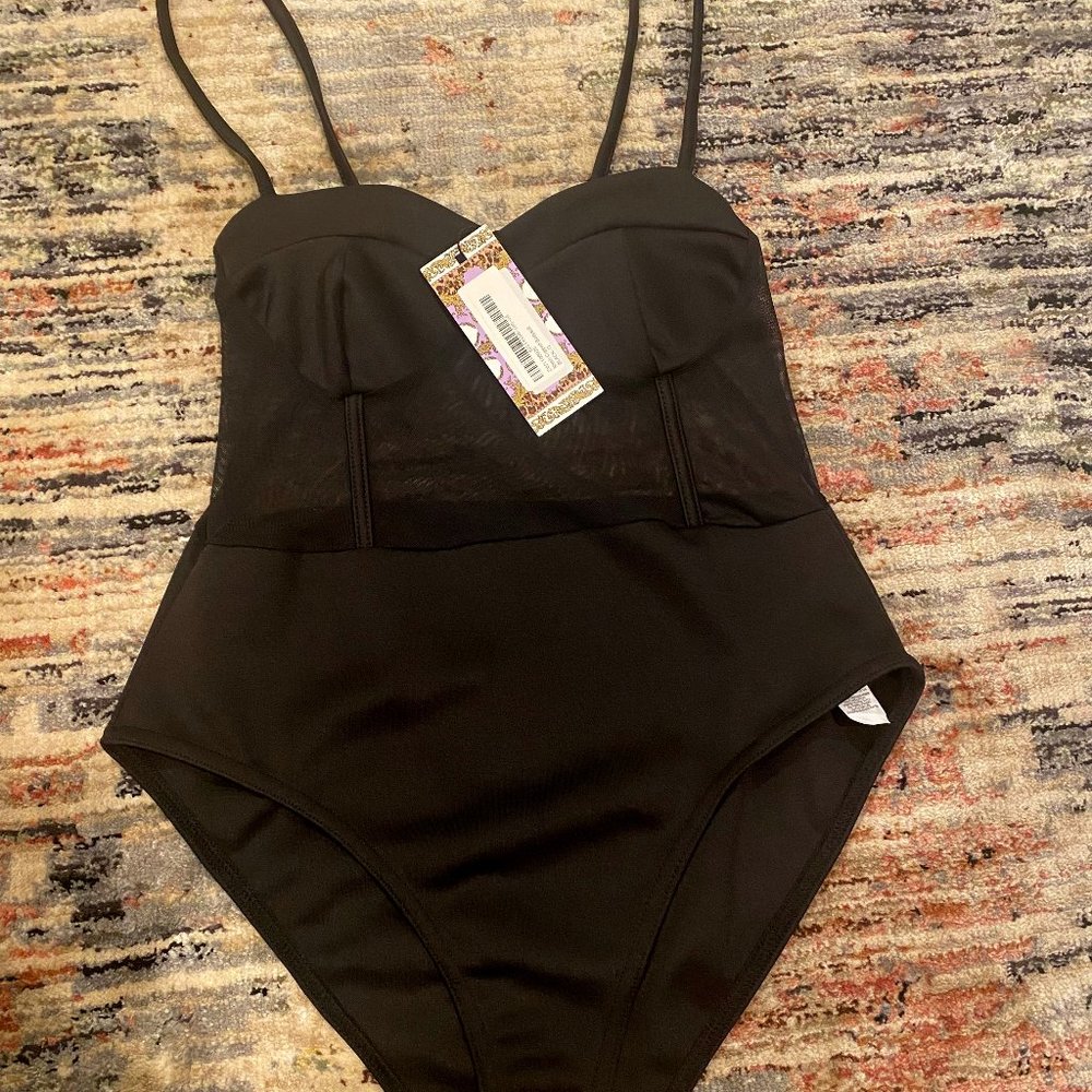 Boohoo Black Body Suit Size 12